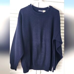 Vtg West Marine Men's Small 100% Cotton Sweater Made In USA 1-310